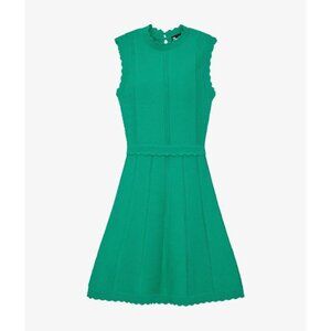 NWT The Kooples Kelly Green Short Dress In Open Mesh Size FR3/US8‎